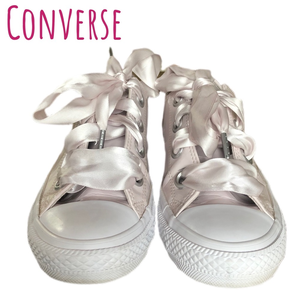 Converse in pink patent